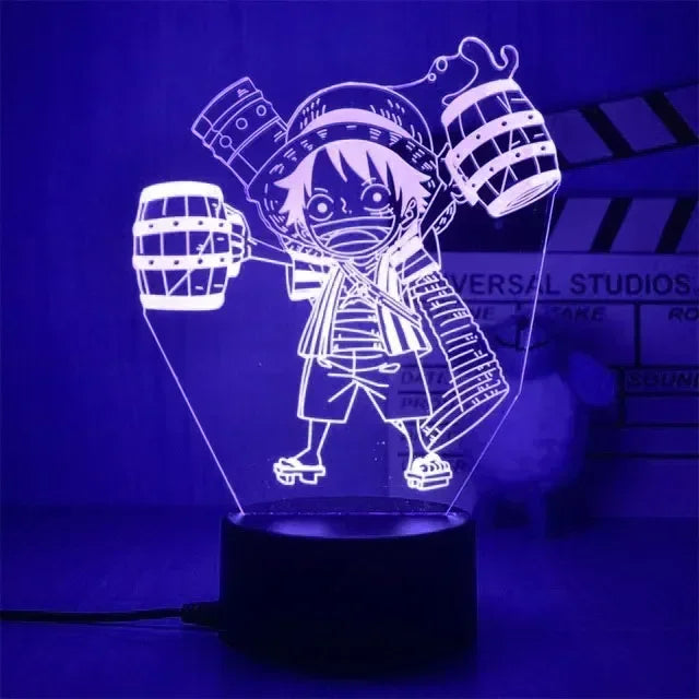 One Piece 3D LED Lamp