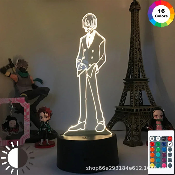 One Piece 3D LED Lamp