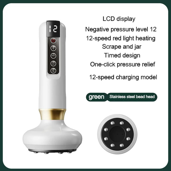 Electric Heat & Vacuum Massager