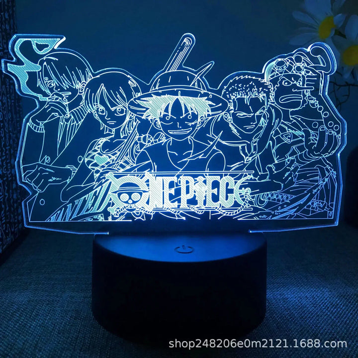 One Piece 3D LED Lamp