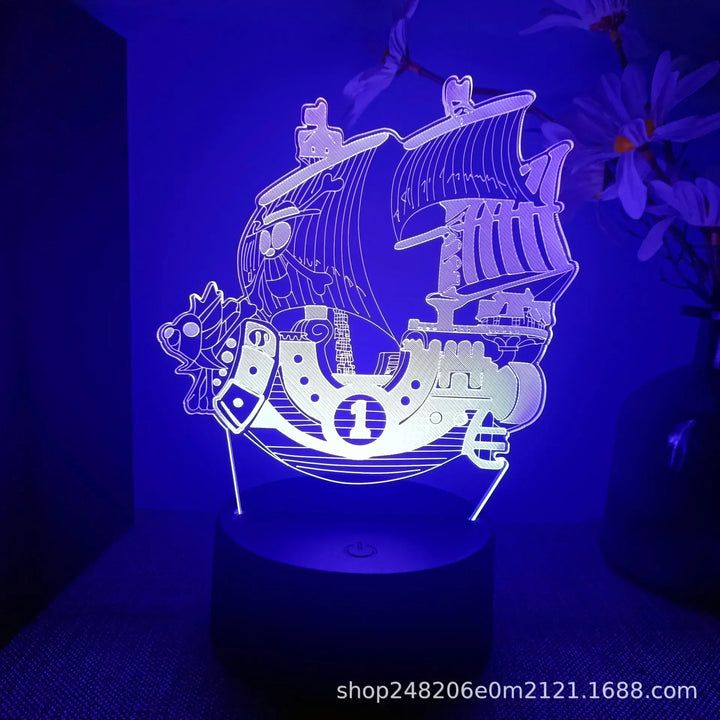 One Piece 3D LED Lamp