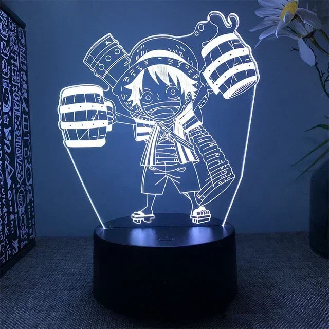 One Piece 3D LED Lamp