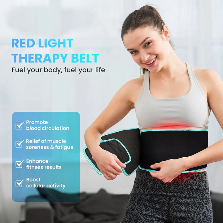 LED Therapy Belt – Pain Relief & Slimming + Goggles