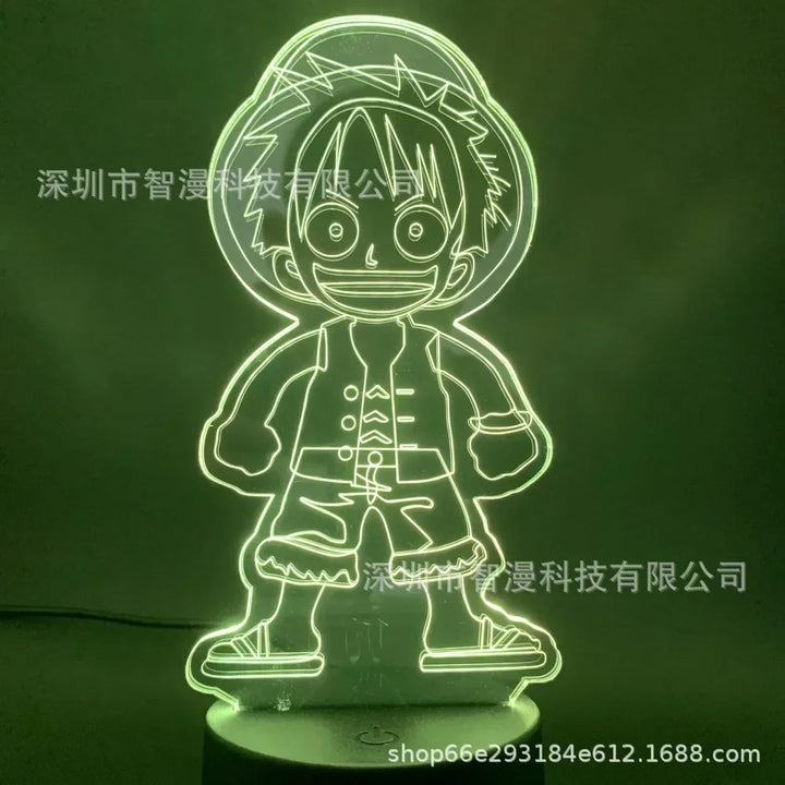 One Piece 3D LED Lamp