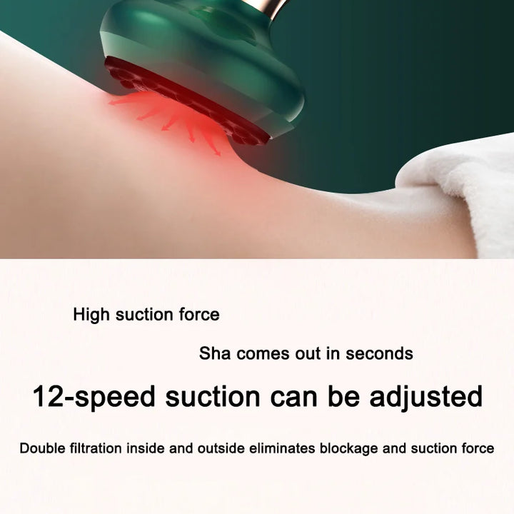 Electric Heat & Vacuum Massager