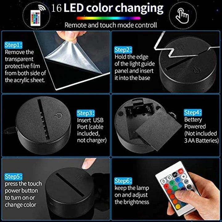DBZ 3D Night Light