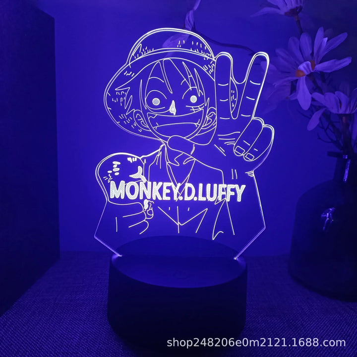 One Piece 3D LED Lamp