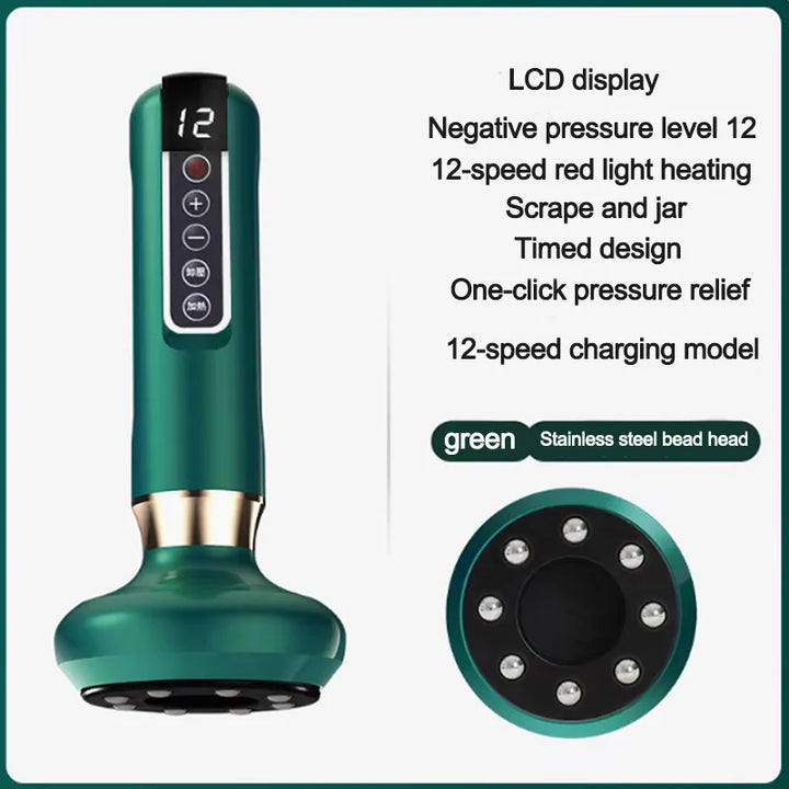Electric Heat & Vacuum Massager