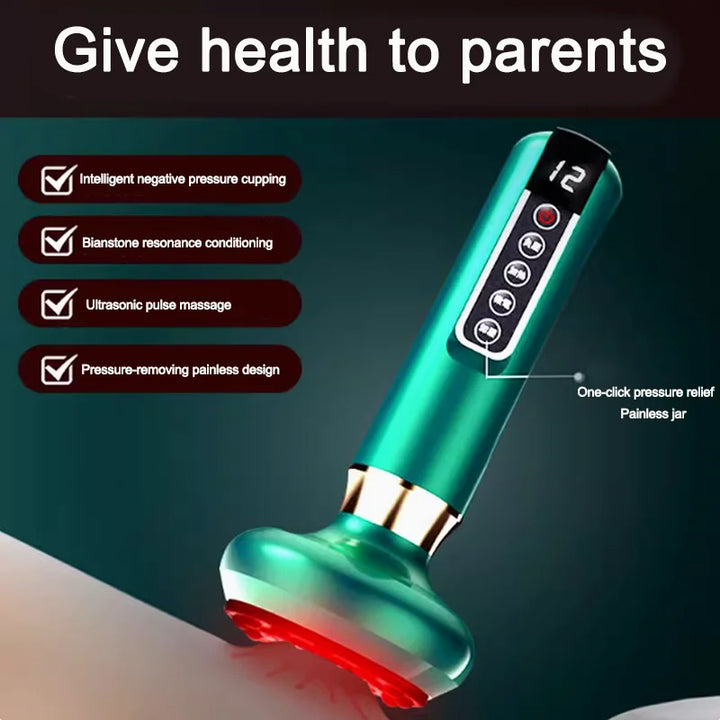 Electric Heat & Vacuum Massager