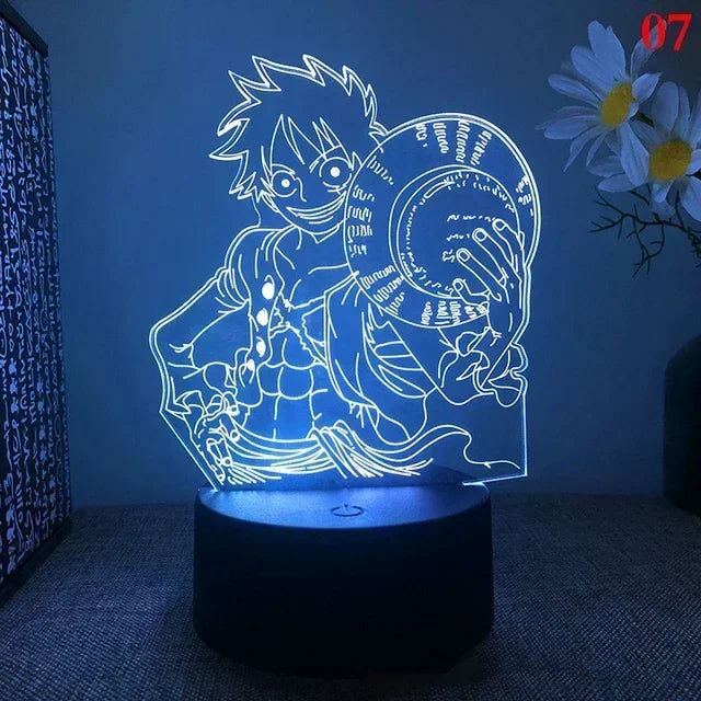 One Piece 3D LED Lamp